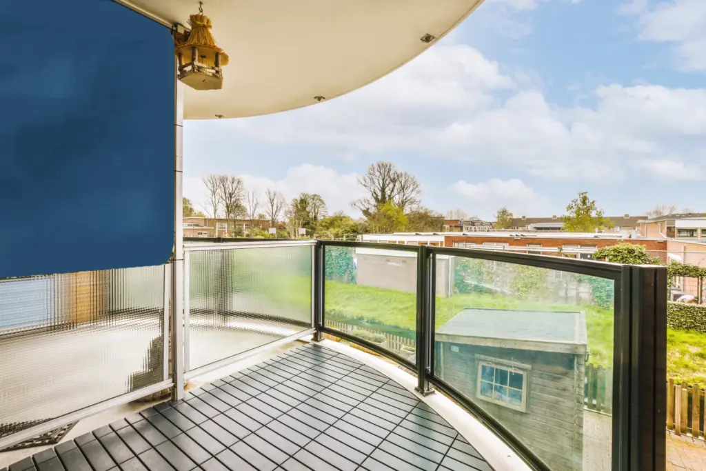 Sk Balcony With Glass Railings View